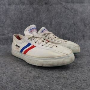 Baiky Shoes Womens 38 Sneakers Lifestyle Classic Canvas Rubber Lace Up Active